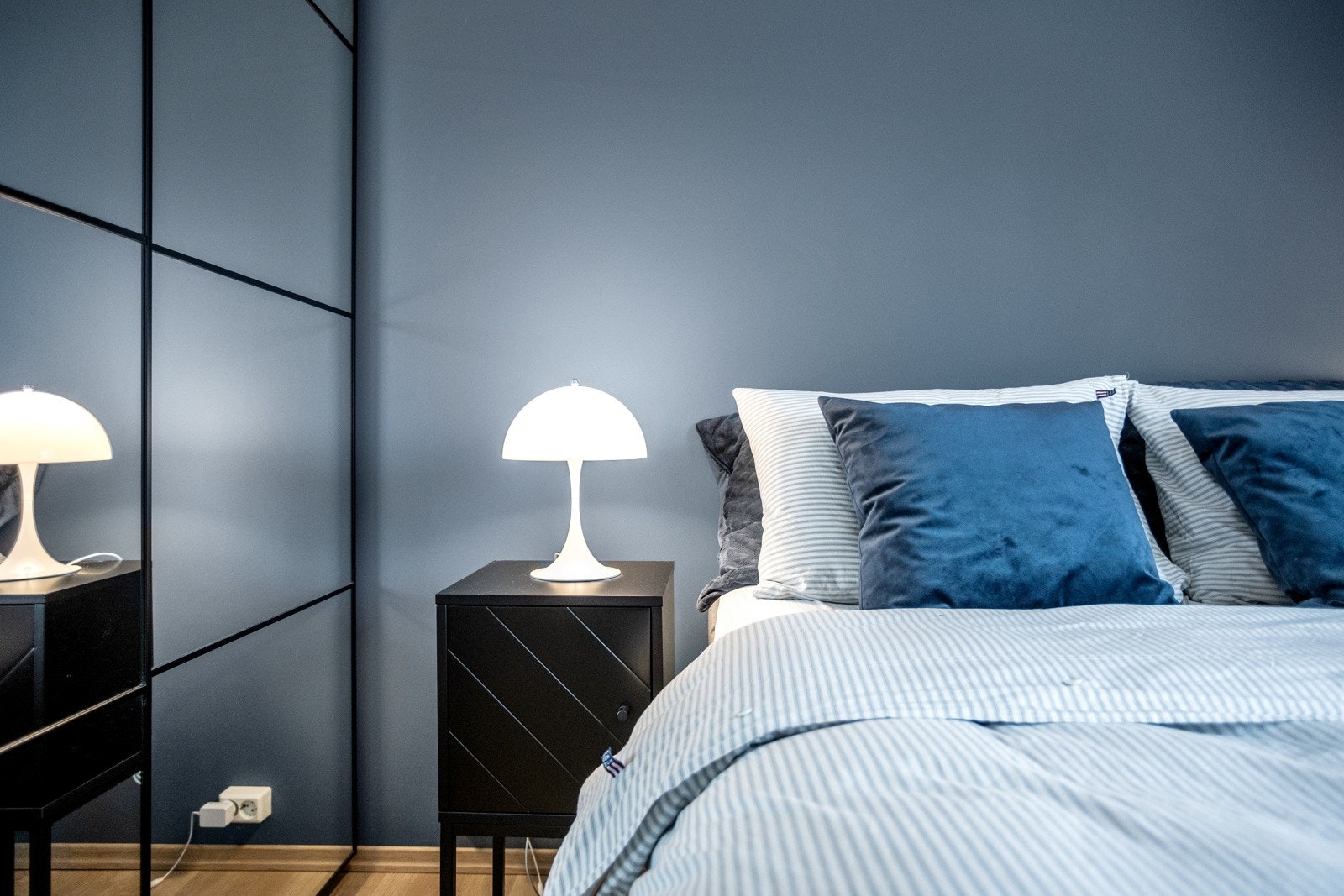 Detaljbilde hovedsoverom. Galleribilde