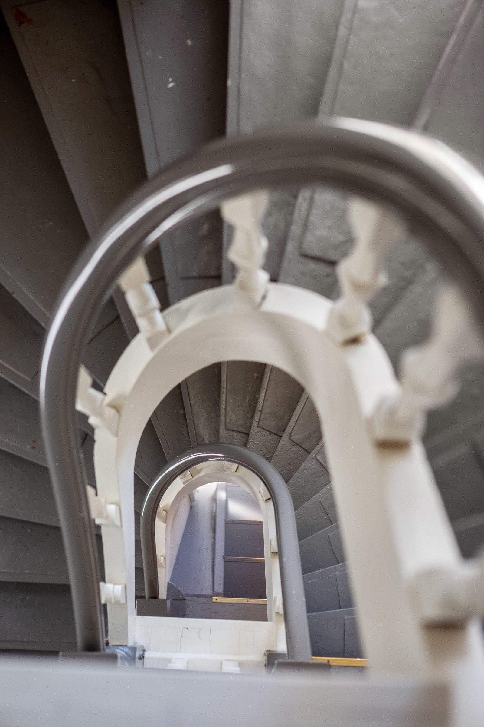 Det er en trapp til tredje etasje. Galleribilde