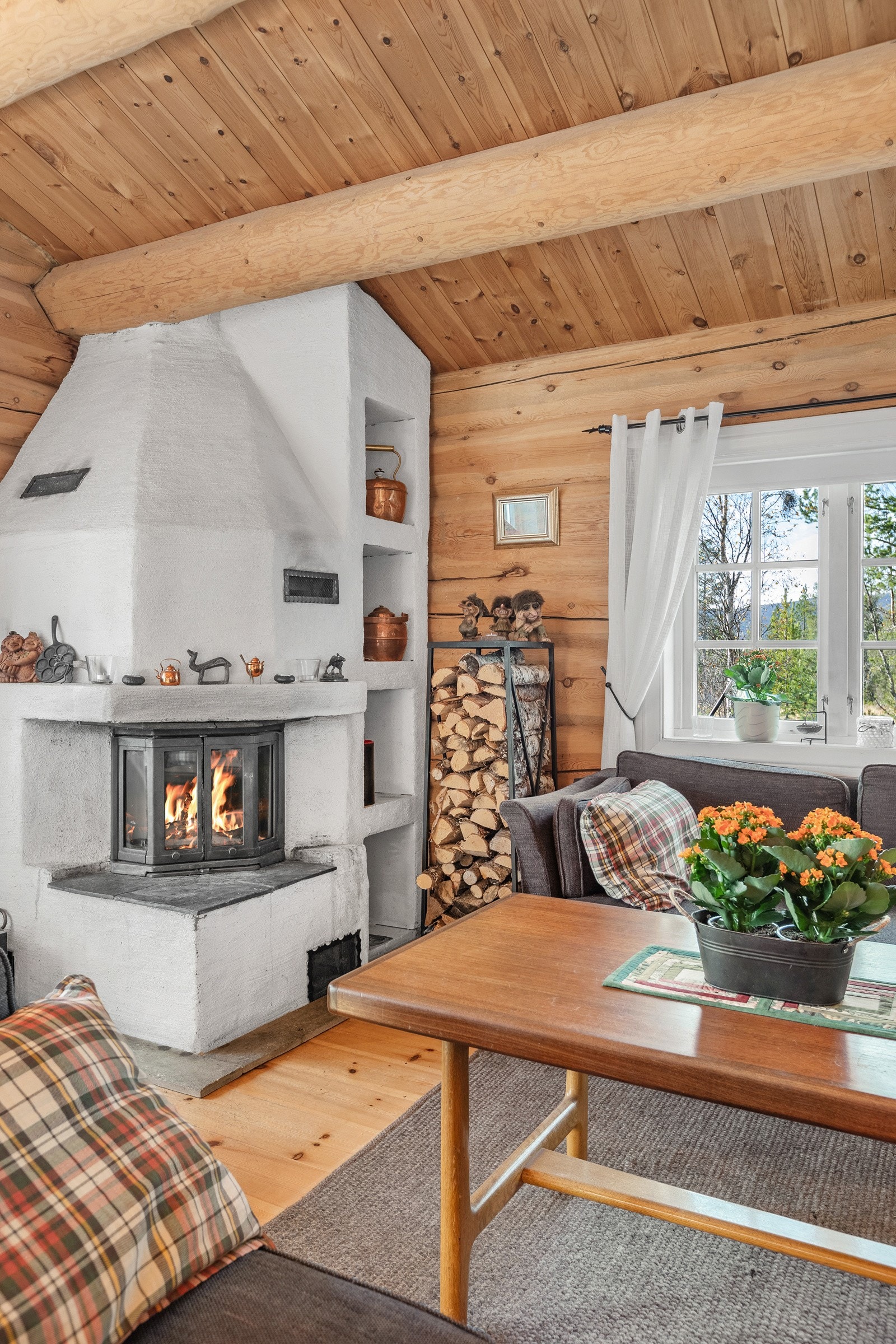 Peisen bidrar til både varme og hygge på kalde høst - og vinterdager. Galleribilde