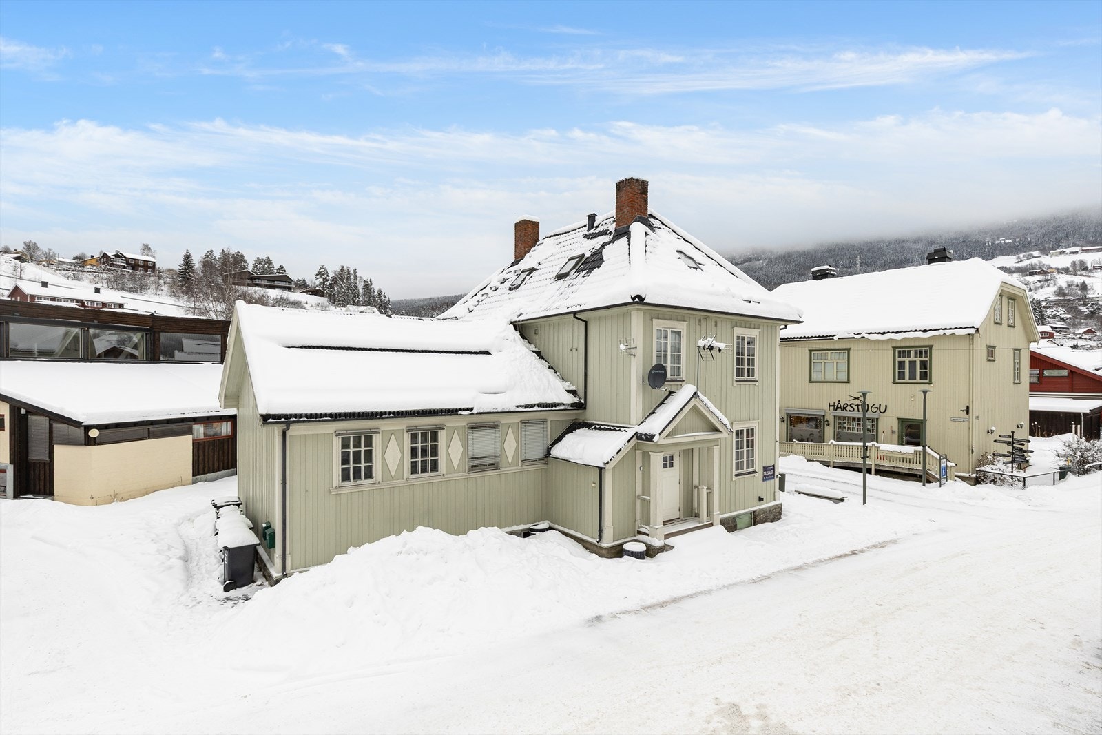 Eiendommen er arkitekttegnet, og ble bygget i 1913/1914. Galleribilde