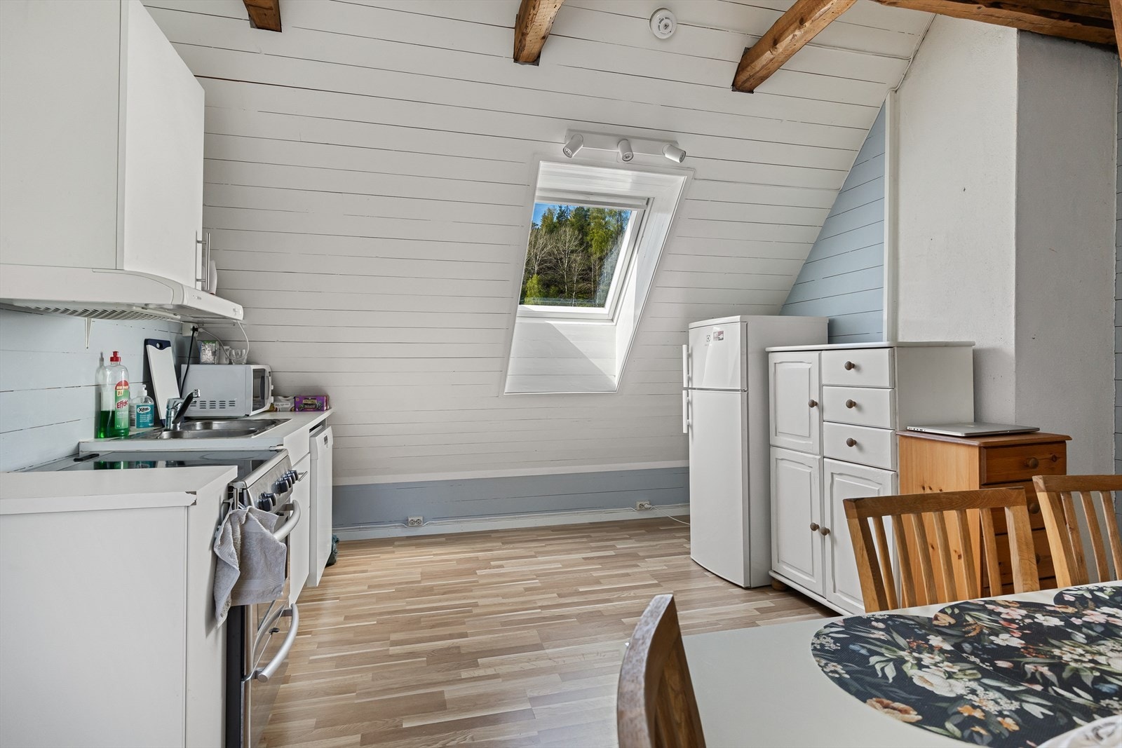 Leiligheten her er noe mindre enn den i andre etasje. Galleribilde