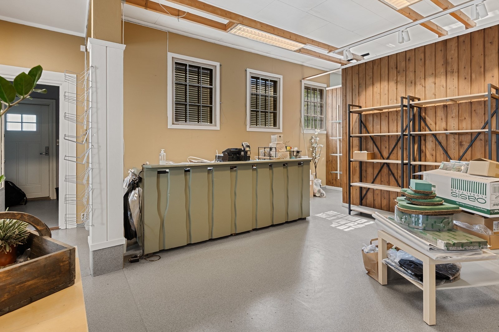 Her har det tidligere vært kasse. Galleribilde