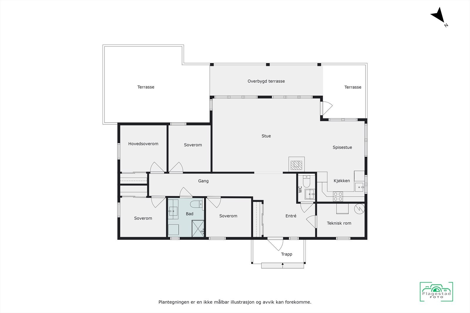 Plantegning Galleribilde