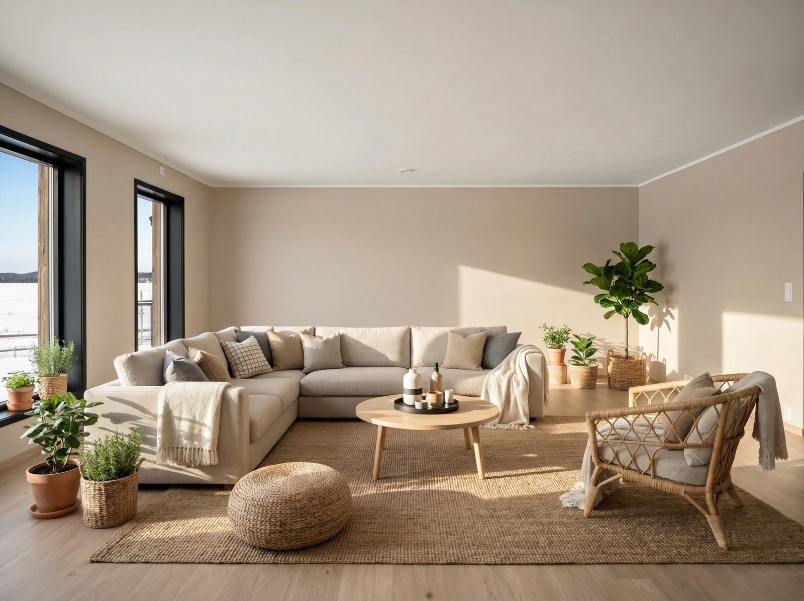 Stue - digitalt stylet Galleribilde