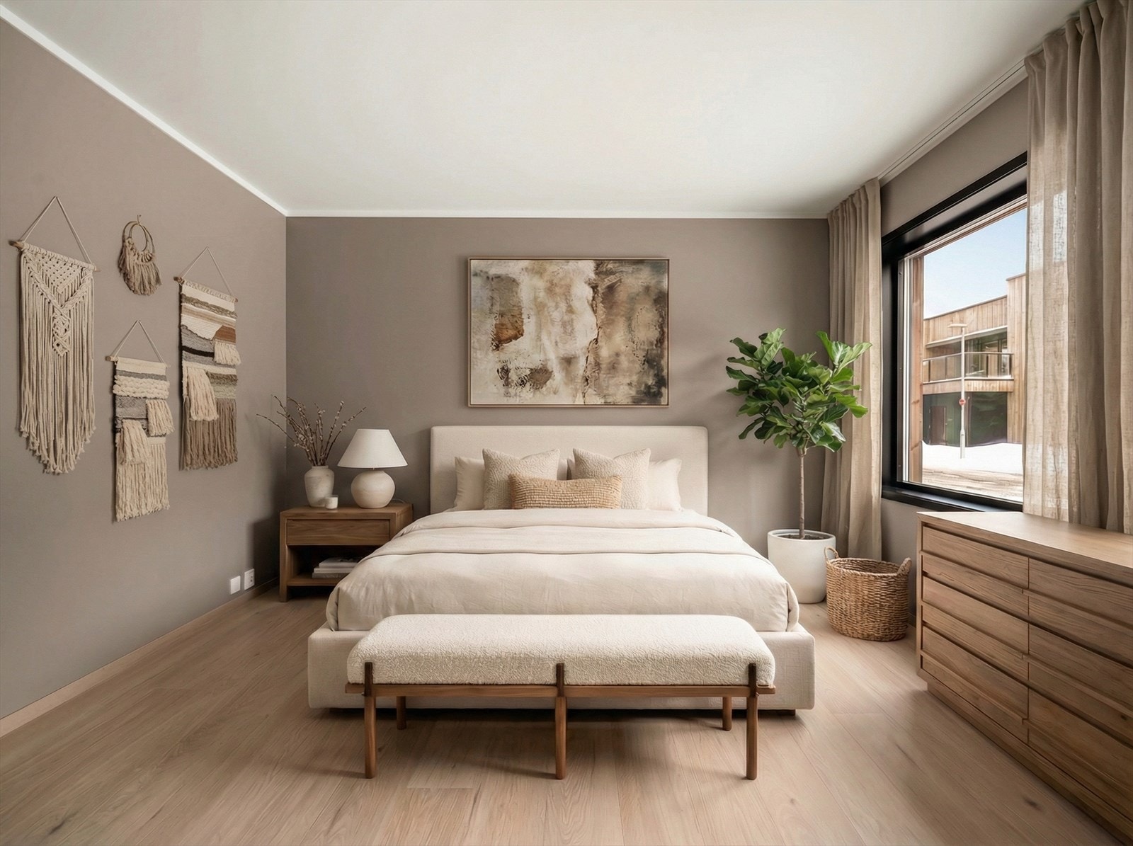 Soverom - digitalt stylet Galleribilde