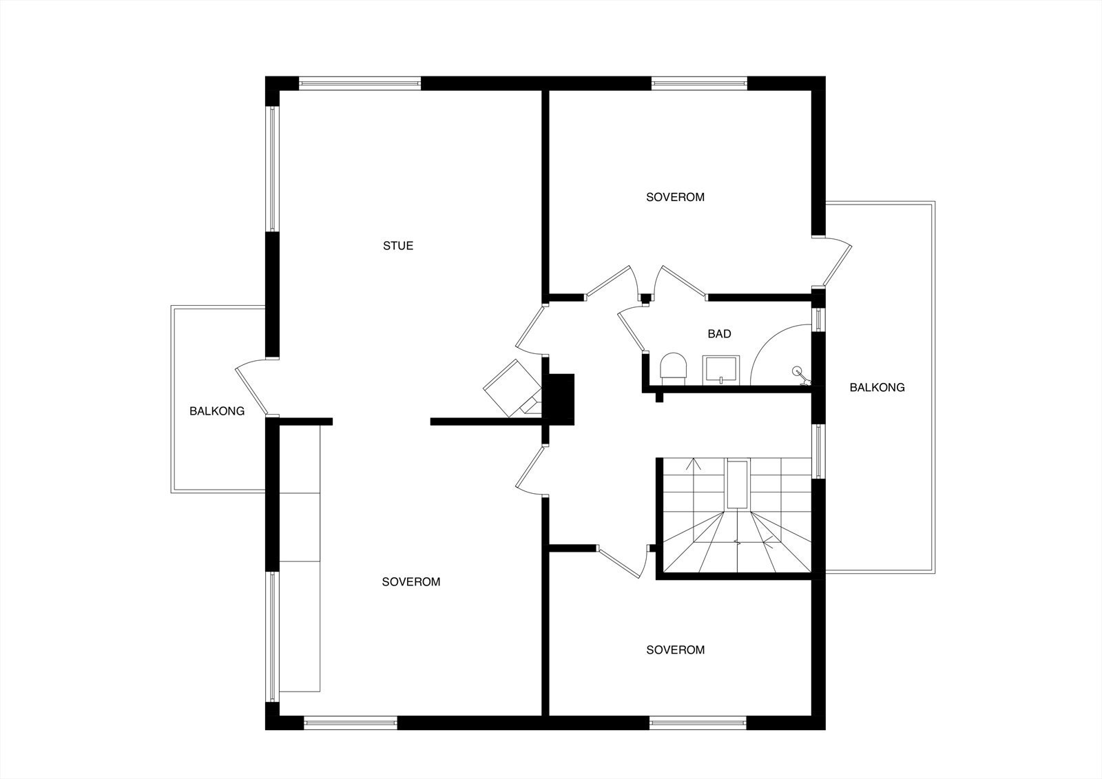 - Planløsning 2. Etasje - Galleribilde
