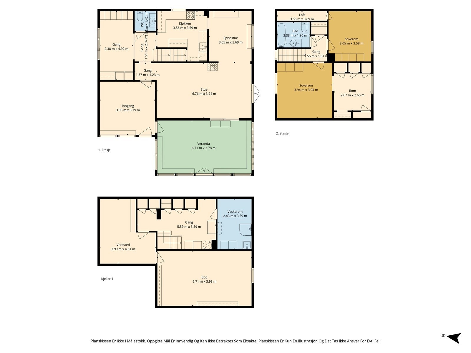 Plantegninger for Isingrudvegen 42. Galleribilde