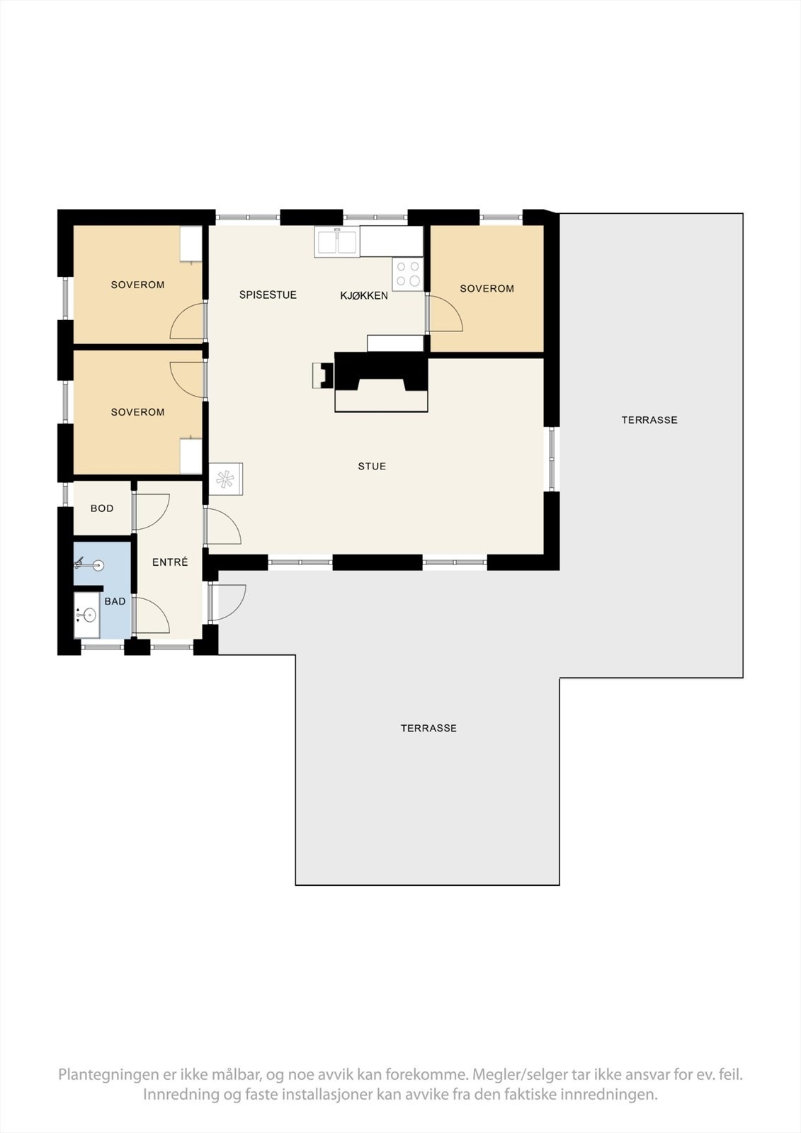 Plantegning Galleribilde