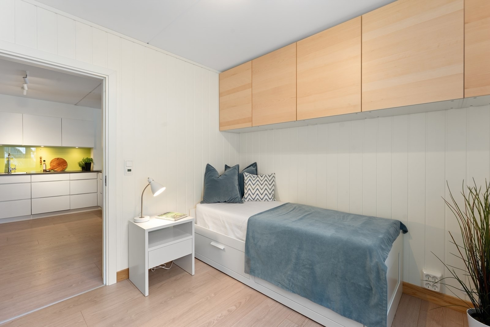 Leiligheten inneholder totalt 3 soverom. Galleribilde