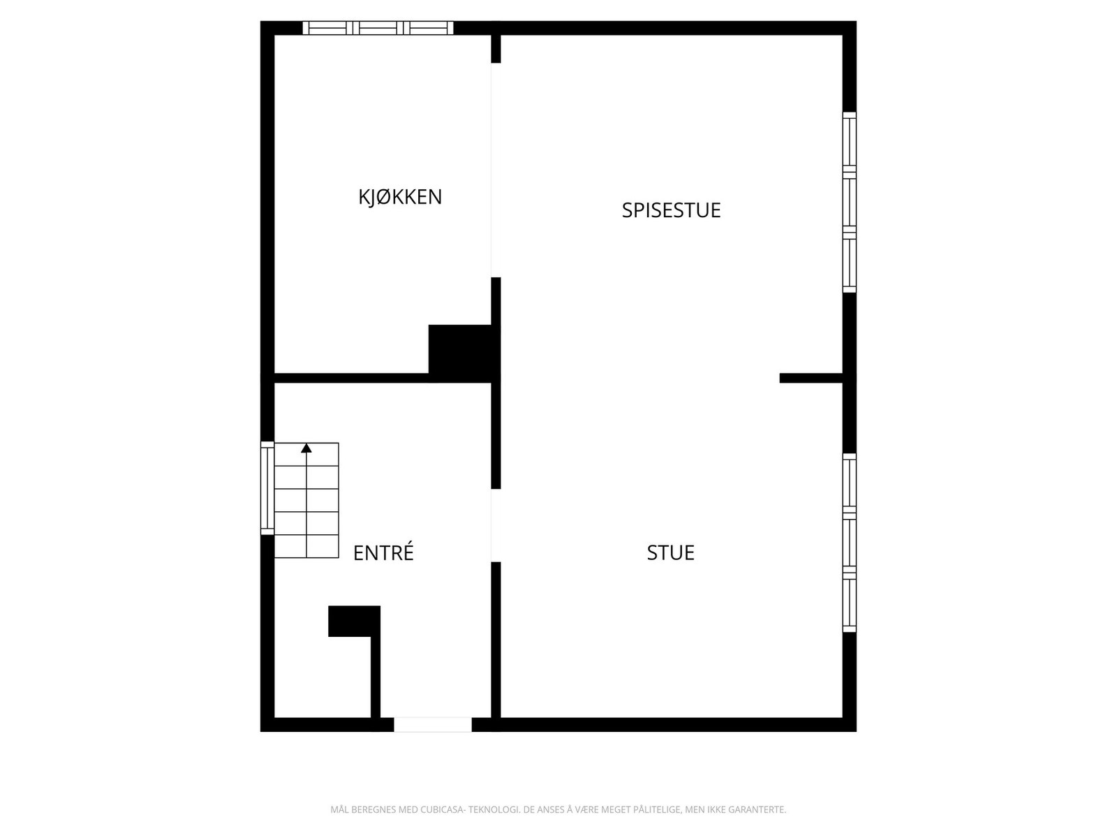 Plantegning 1.etasje. Galleribilde