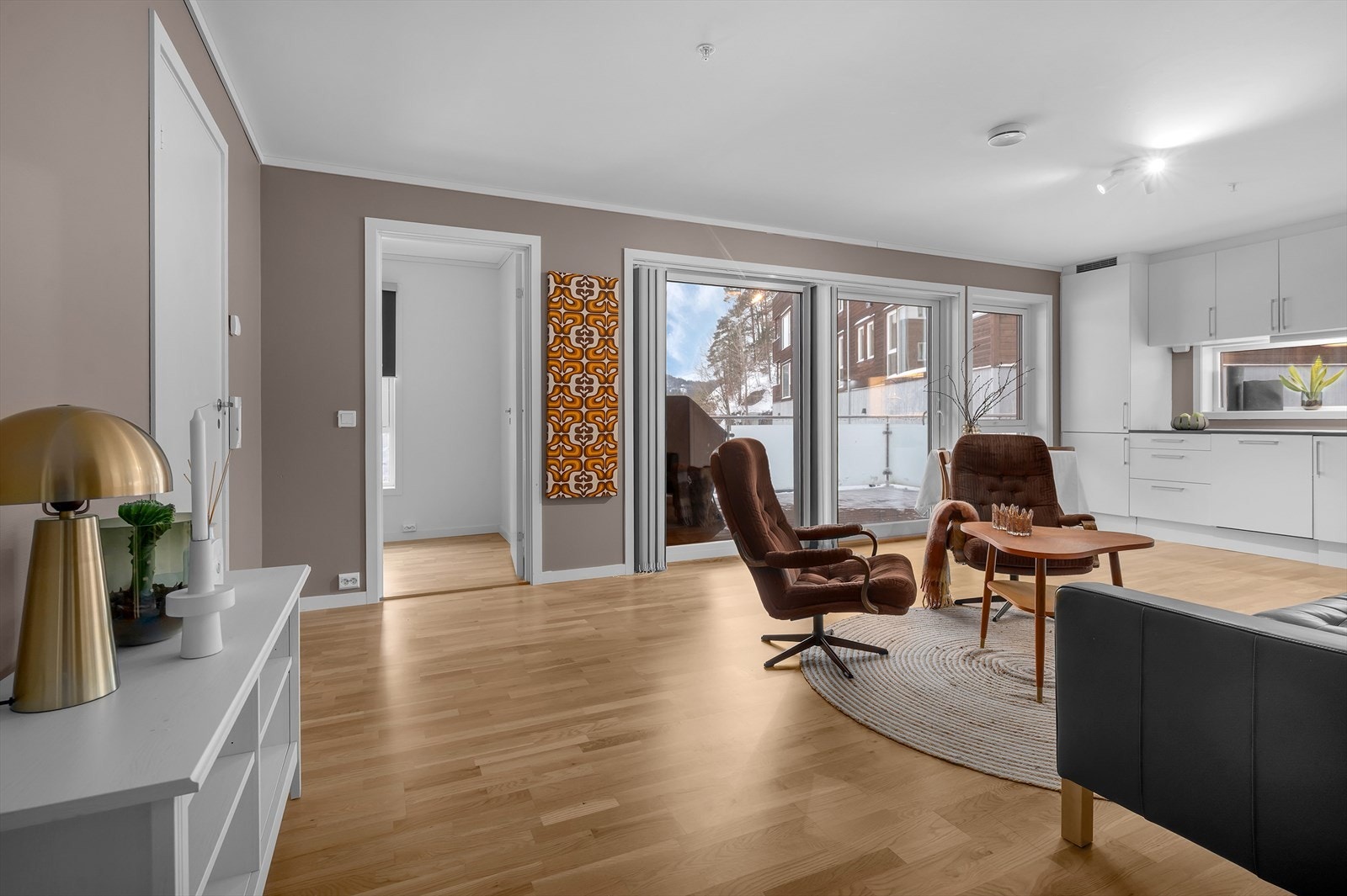 Lys og luftig stue Galleribilde