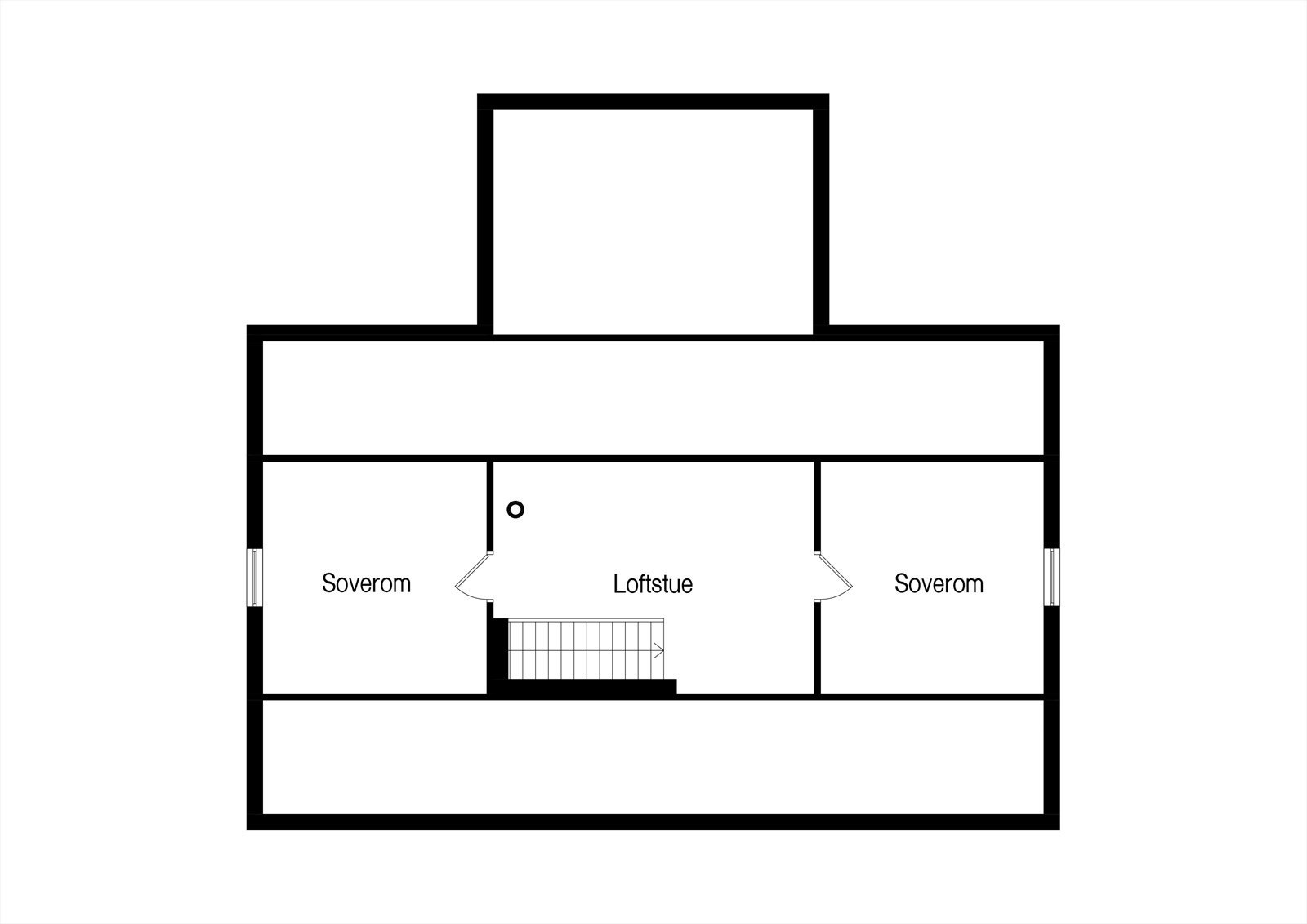 Plantegning loft Galleribilde