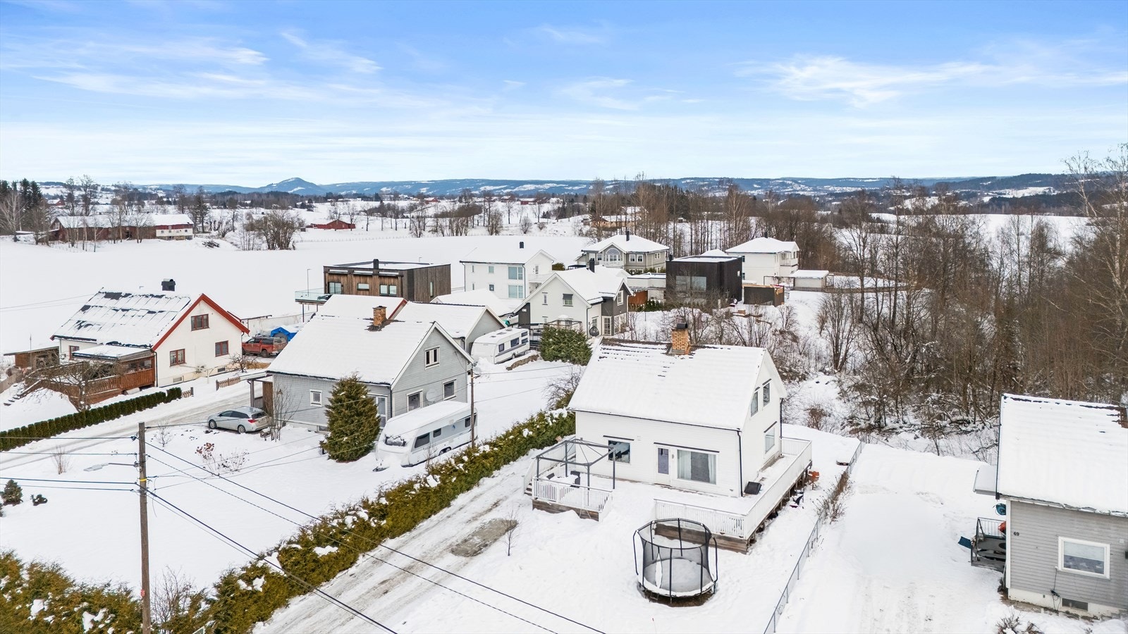 Området byr på gode turmuligheter med nærhet til skog og mark. Galleribilde