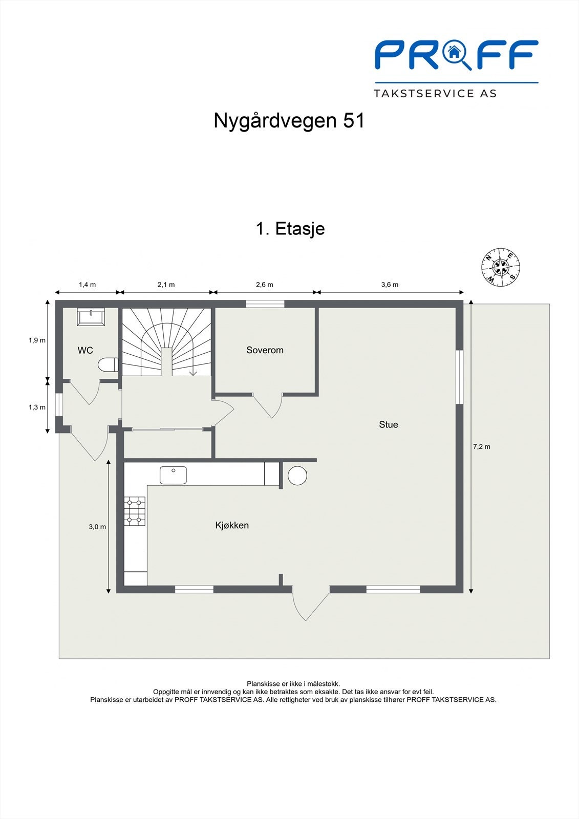 Plantegning 1. etasje. Galleribilde
