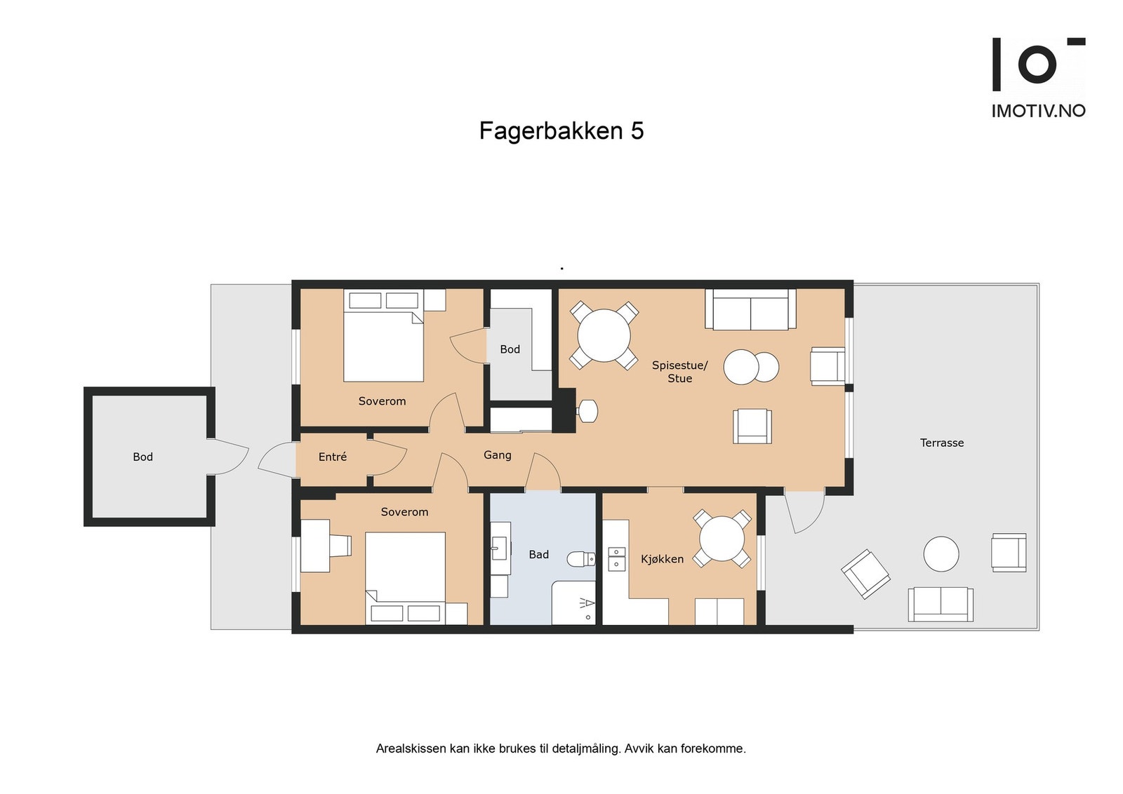 - Plantegning, BRA: 83 kvm - Galleribilde