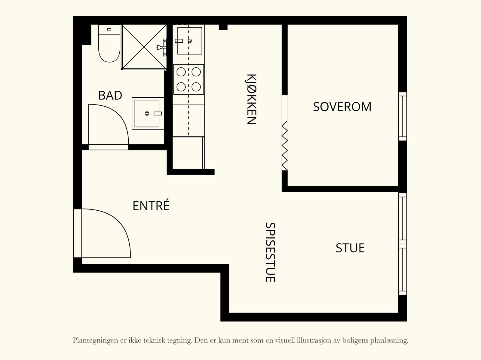 Plantegning. Galleribilde