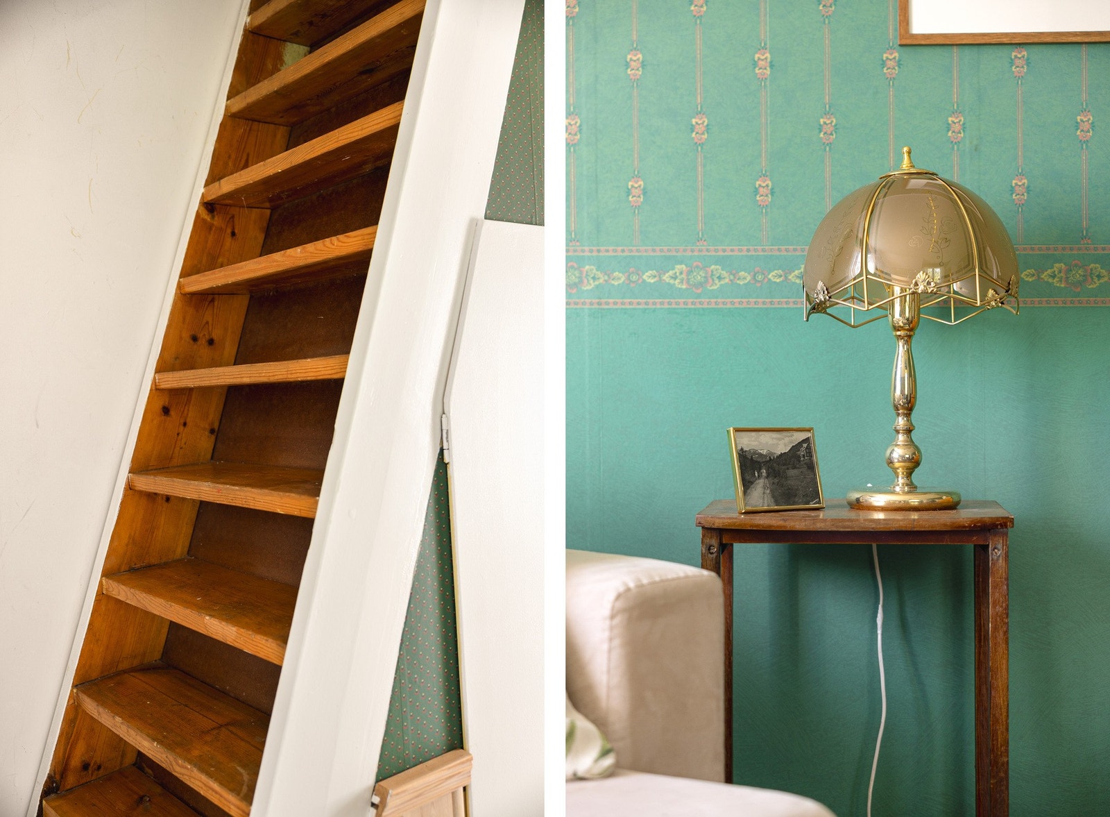 Vi beveger oss videre opp til loftet. Galleribilde