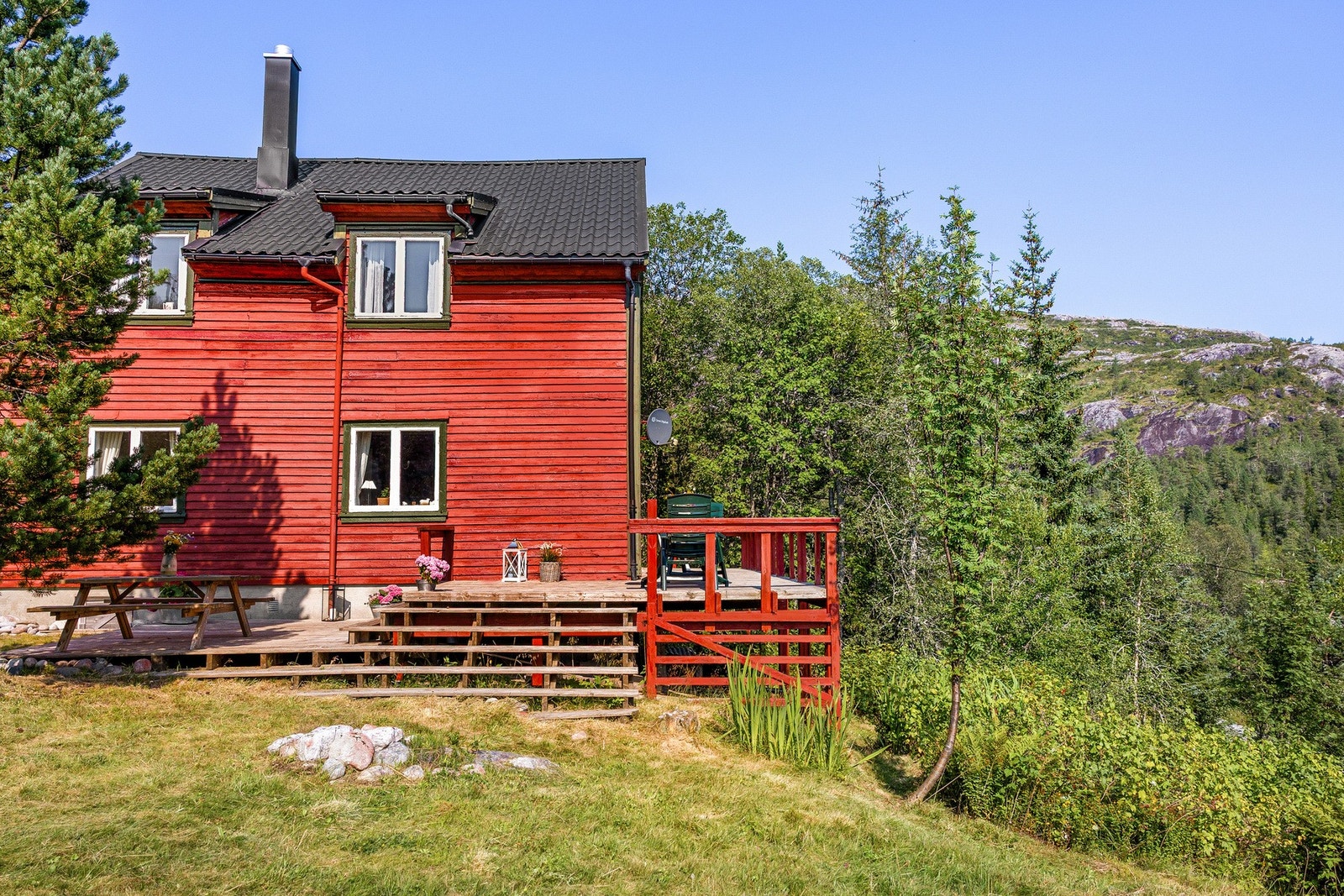 Boligen ble bygget i ca. 1956. Galleribilde