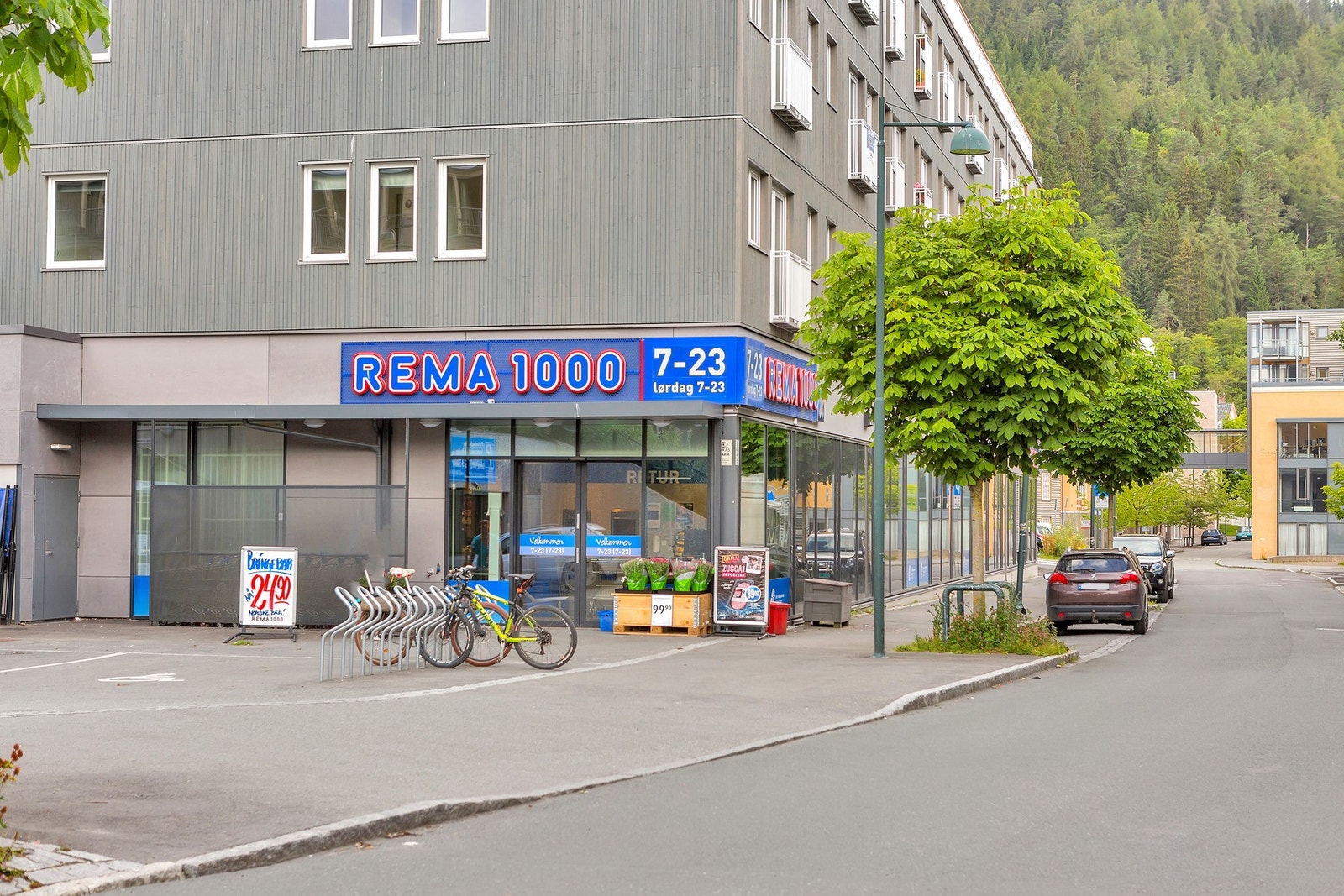 Det samme gjelder Rema 1000. Galleribilde