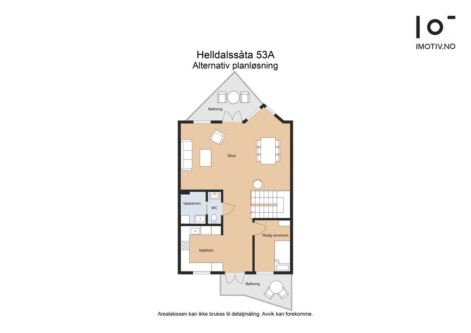 Alternativ planløsning med ekstra soverom Galleribilde