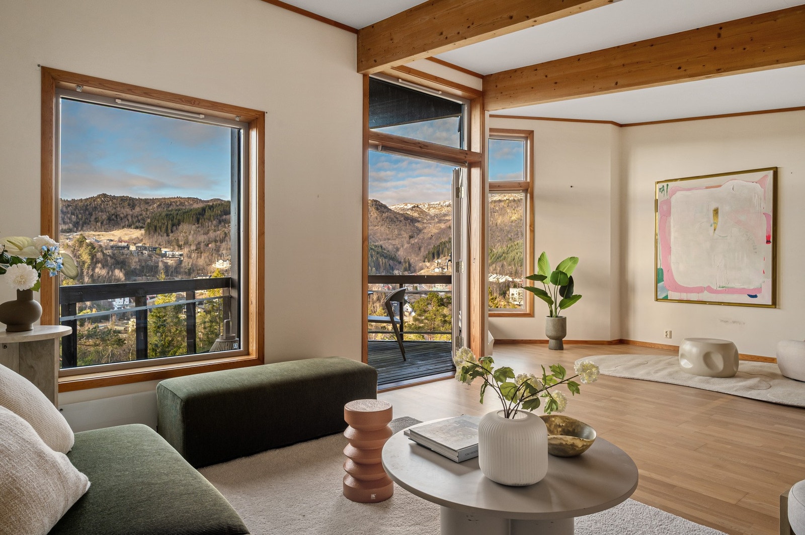 Fantastisk utsikt fra stuen Galleribilde