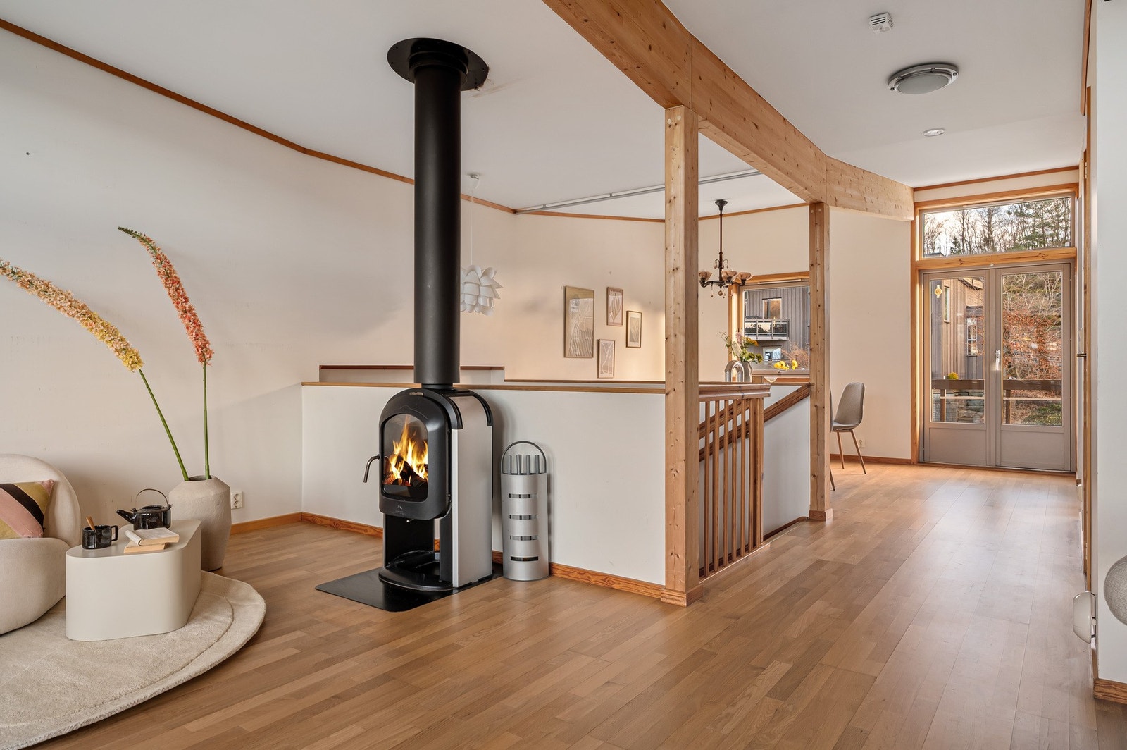 Peisovn som er koselig på kalde vinterkvelder Galleribilde