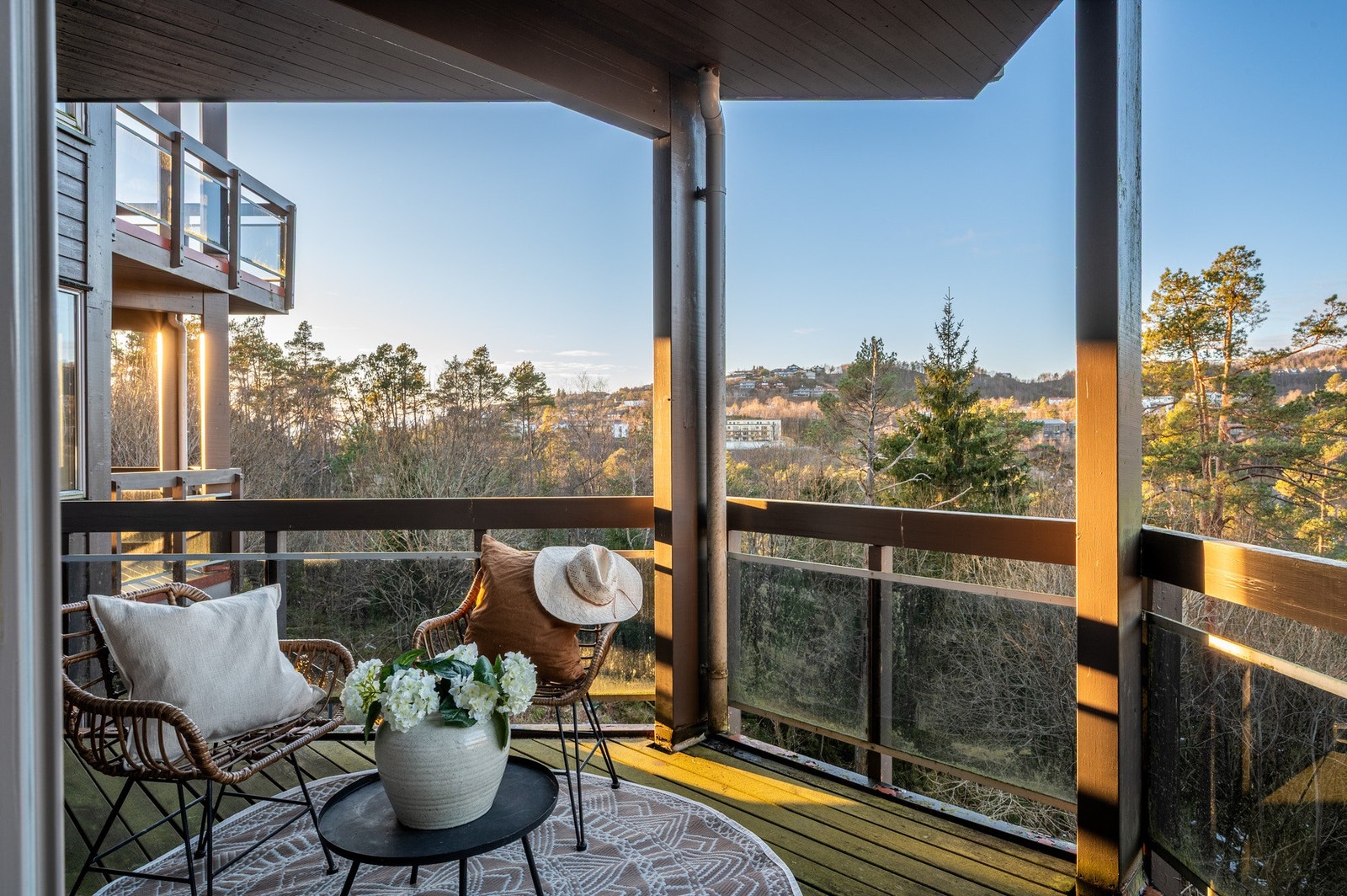 Altanen med utgang fra hovedsoverommet Galleribilde