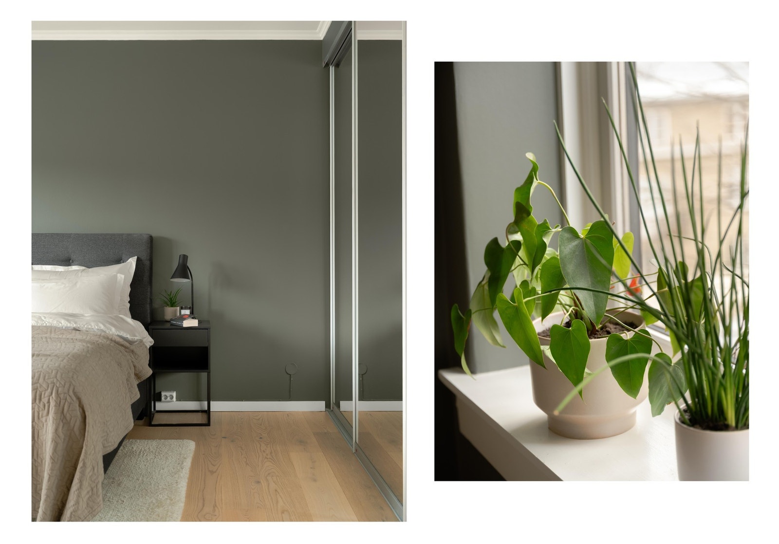 Det er av svært god størrelse, med plass til dobbeltseng med tilhørende nattbord. Galleribilde