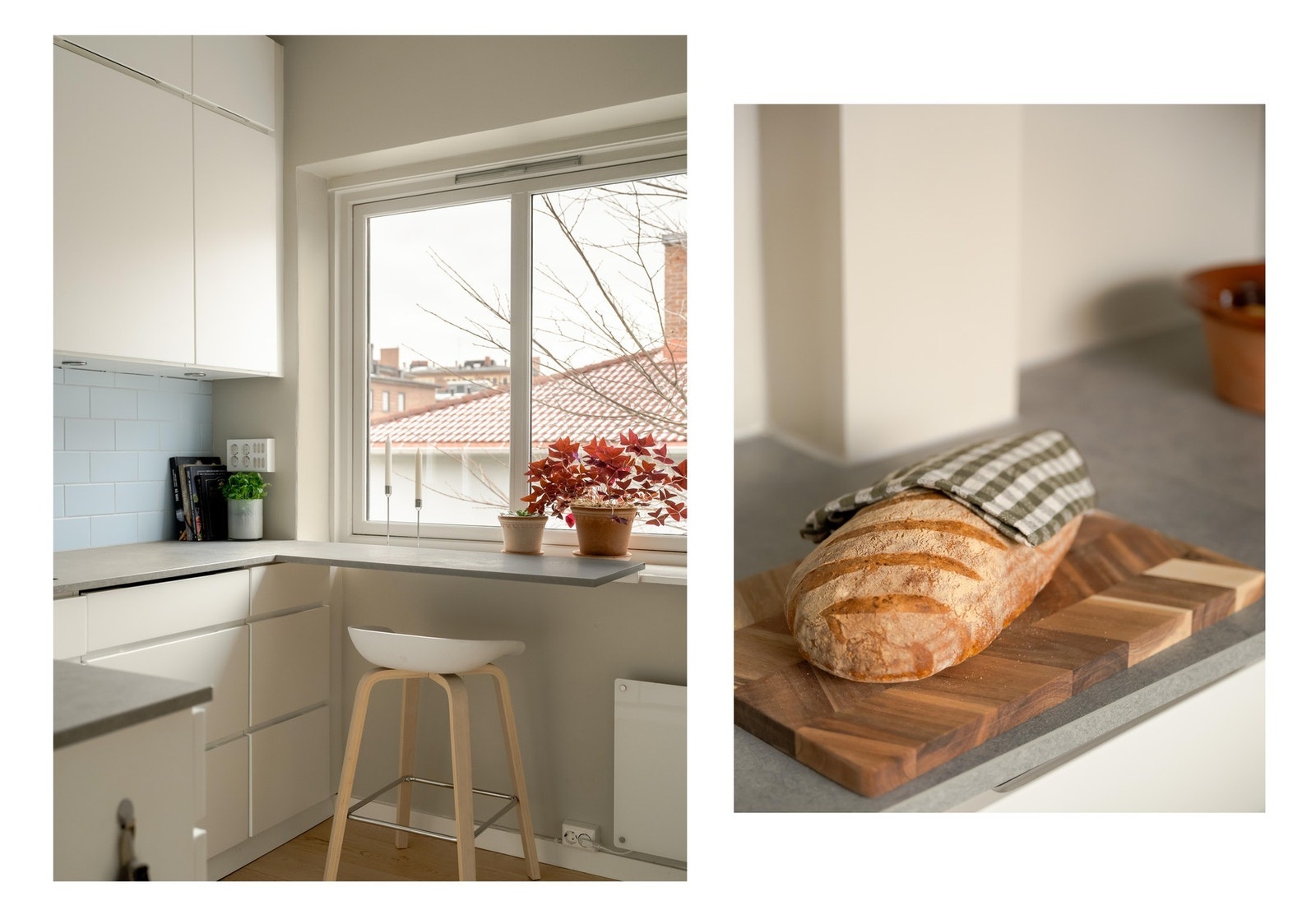 Ved vinduet er det en koselig sitteplass hvor du kan nyte frokosten. Galleribilde