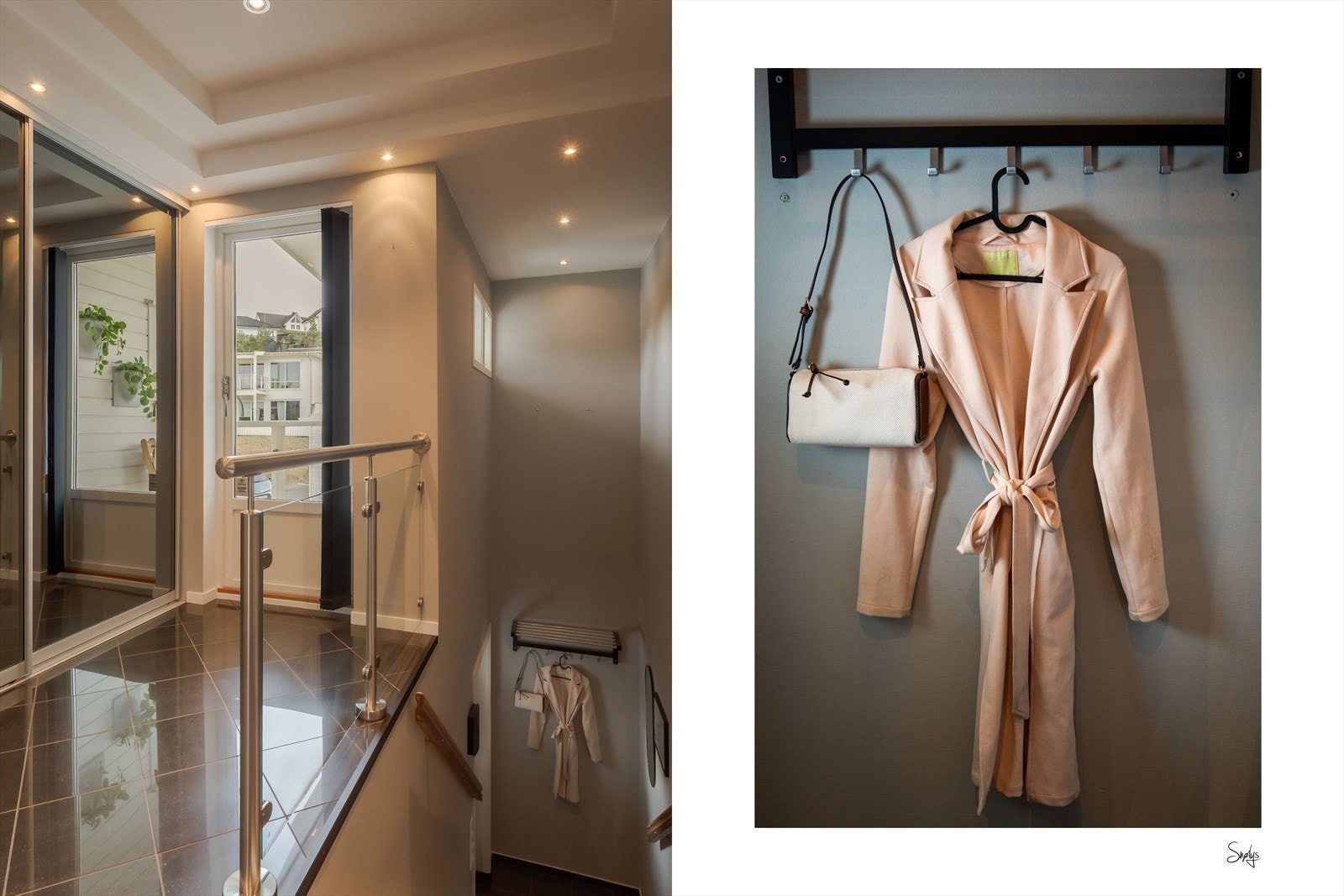 Flott skyvedørsgarderobe med speilfronter. Galleribilde