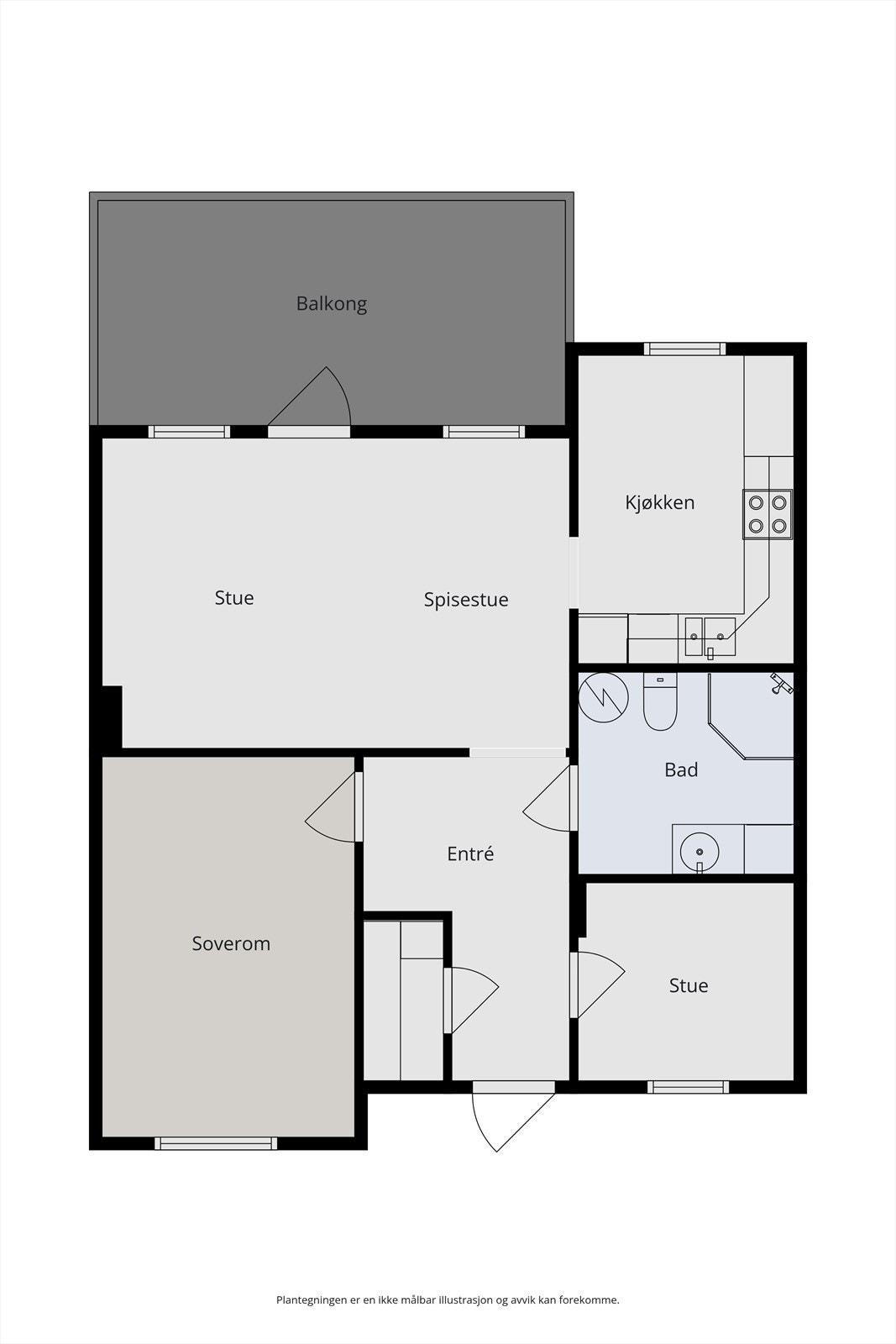 Plantegning Galleribilde