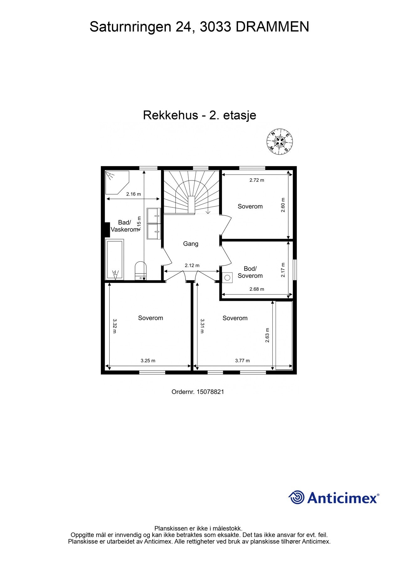 Plantegning 2. etasje. Galleribilde