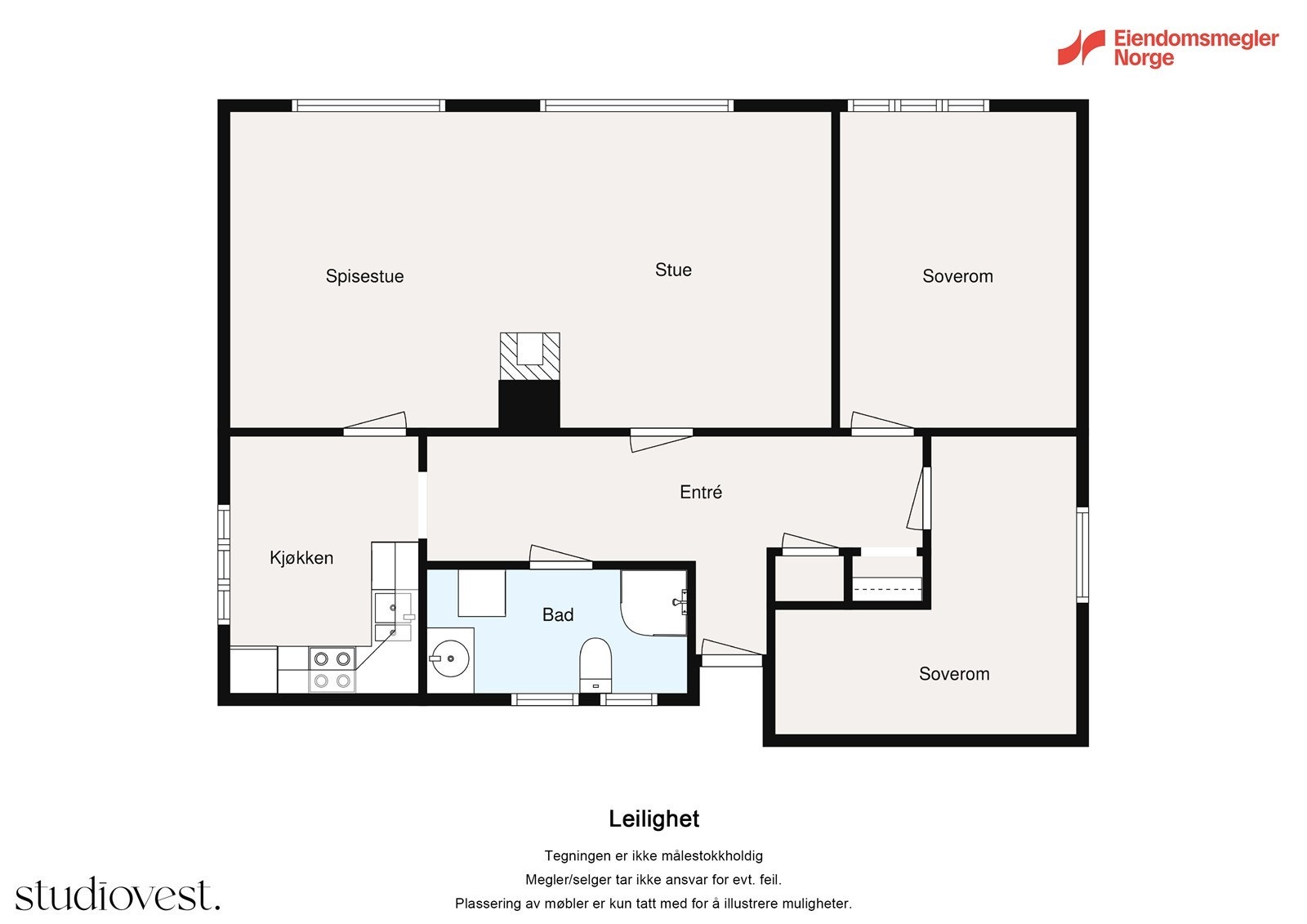 Plantegning Galleribilde