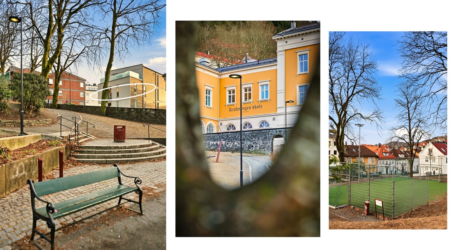 Nærområde med parker og rekreasjonsmuligheter Galleribilde