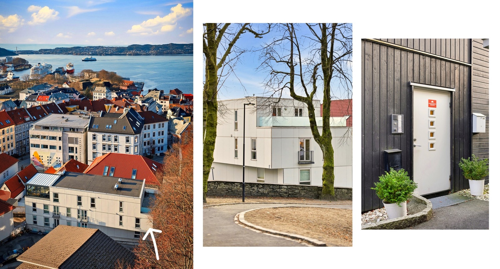 Nabolagets sjarmerende bebyggelse og urbane preg Galleribilde