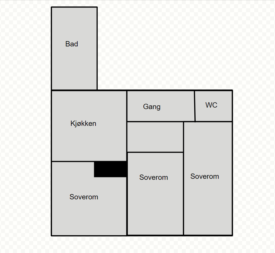 Plantegning Galleribilde