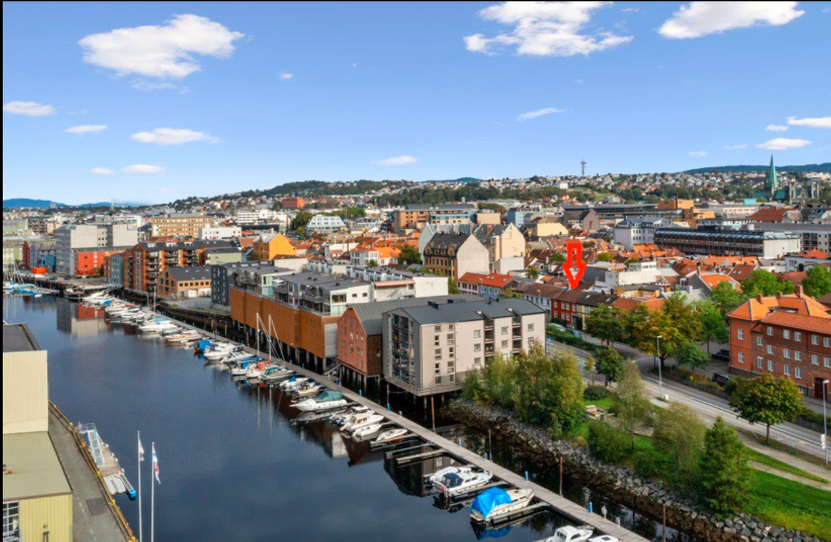 Ligger i Midtbyen i et område med nærhet til universistet, dagligvare, treningssentert, og kollektivtransport. Galleribilde