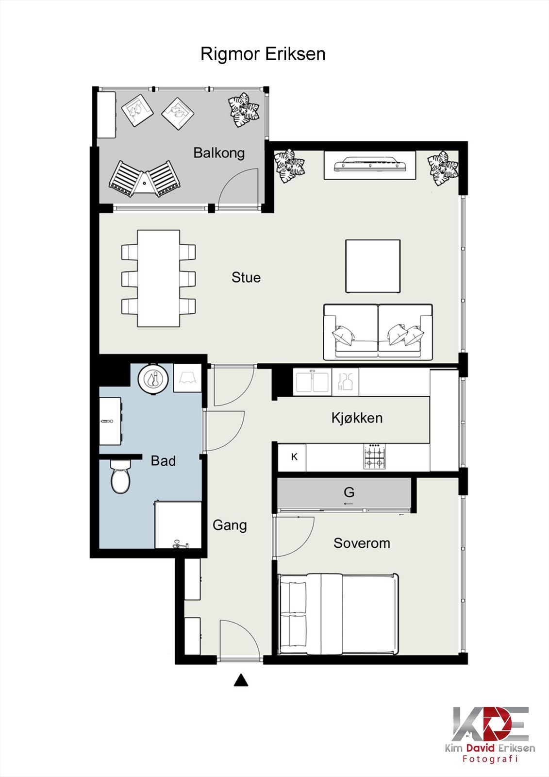 Plantegning Galleribilde