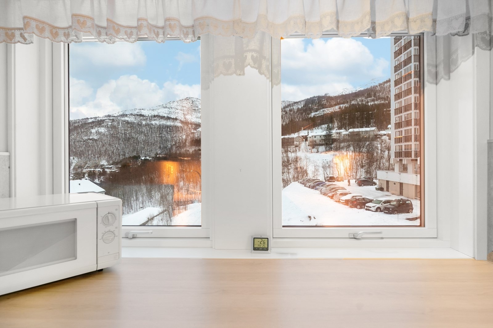 Fritt utsyn fra kjøkkenet Galleribilde