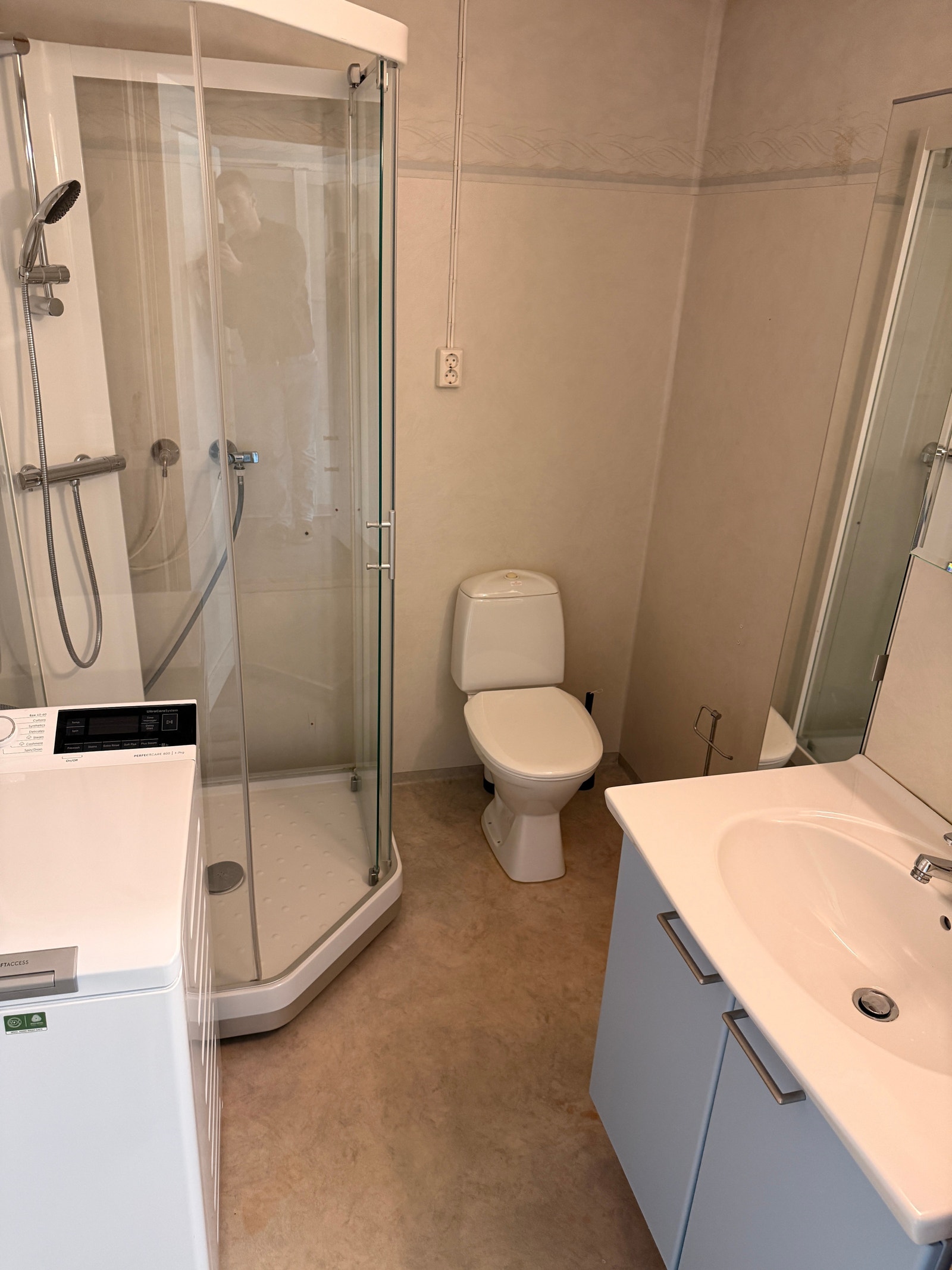 Bad med gulvvarme. Galleribilde