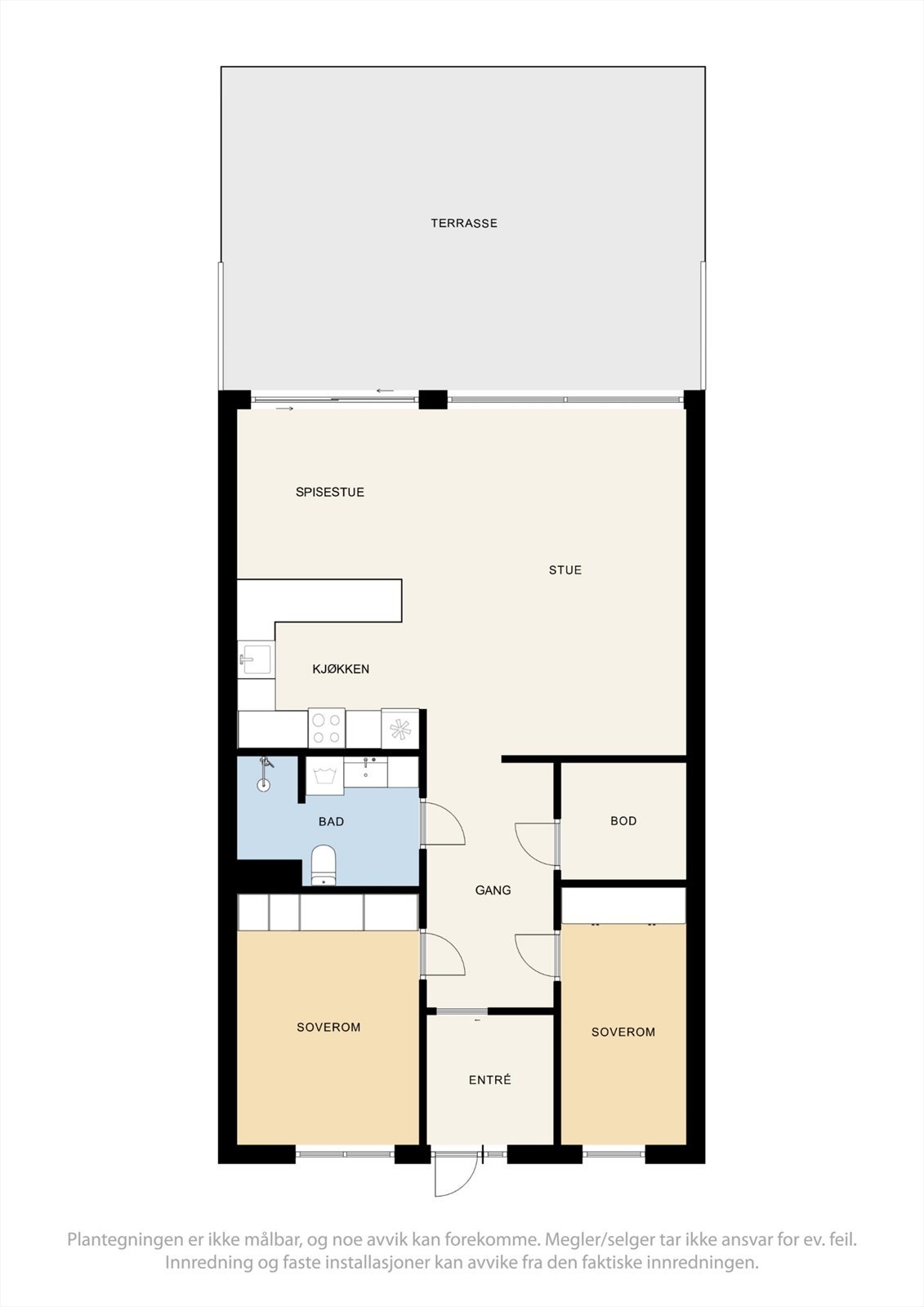 Plantegning Galleribilde