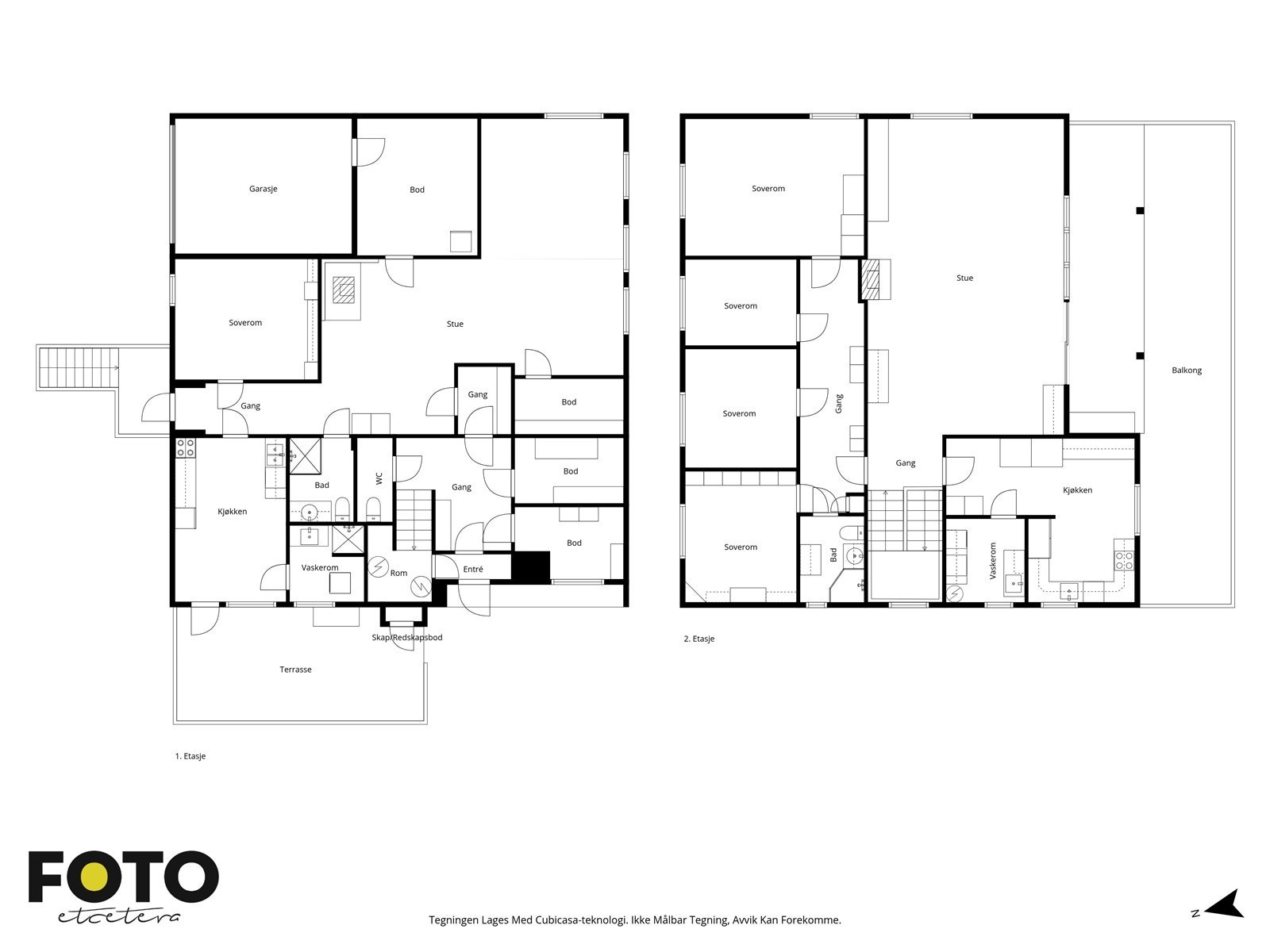 Veiledende plantegning - Ikke målbar Galleribilde