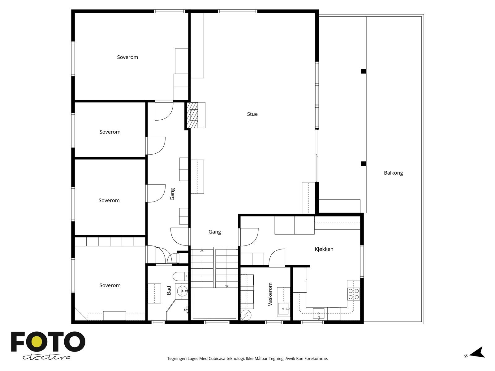 Veiledende plantegning - Ikke målbar Galleribilde