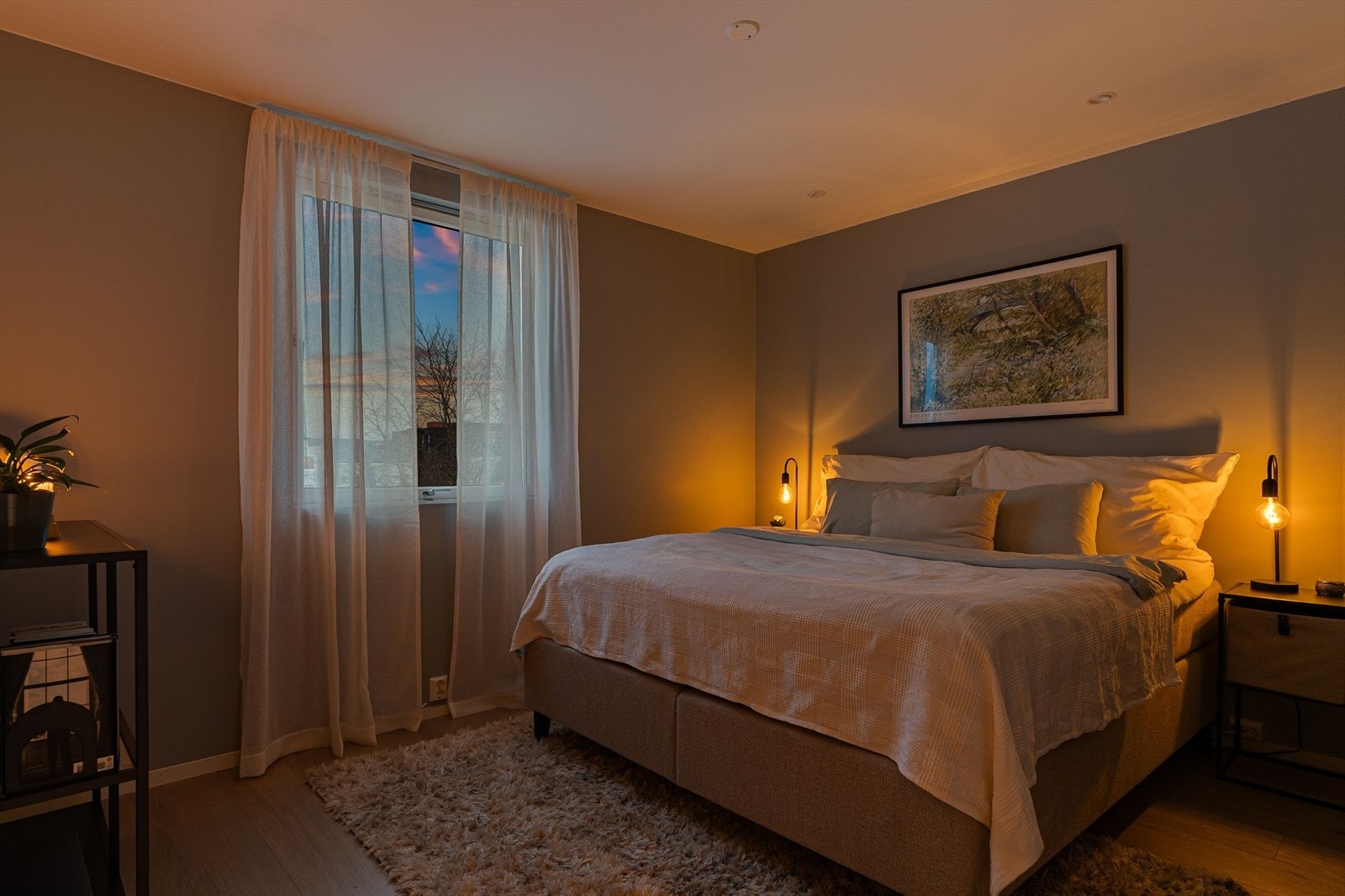 Hovedsoverom på 11 kvm. skjermet for innsyn. Galleribilde