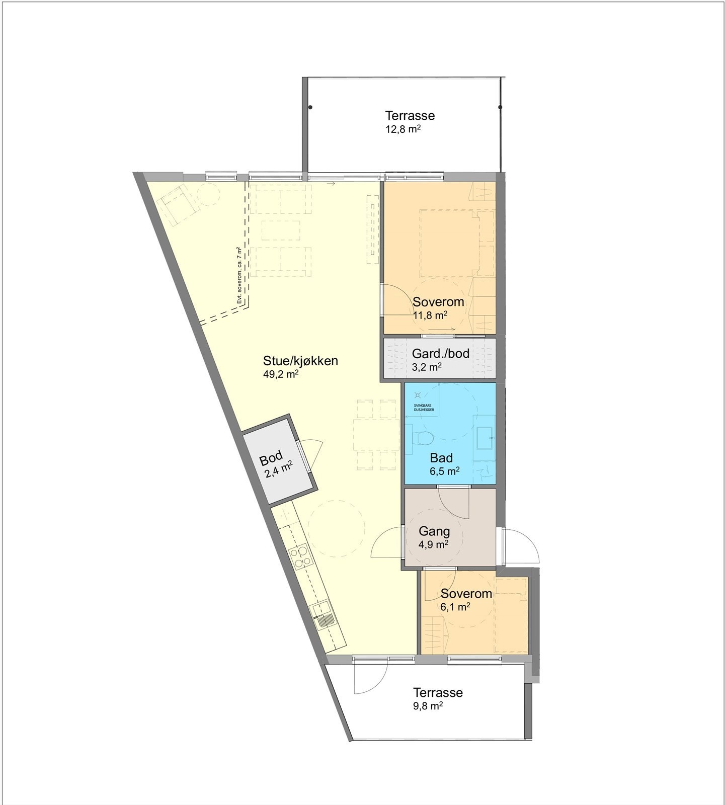 Plantegning - 2. etasje Galleribilde