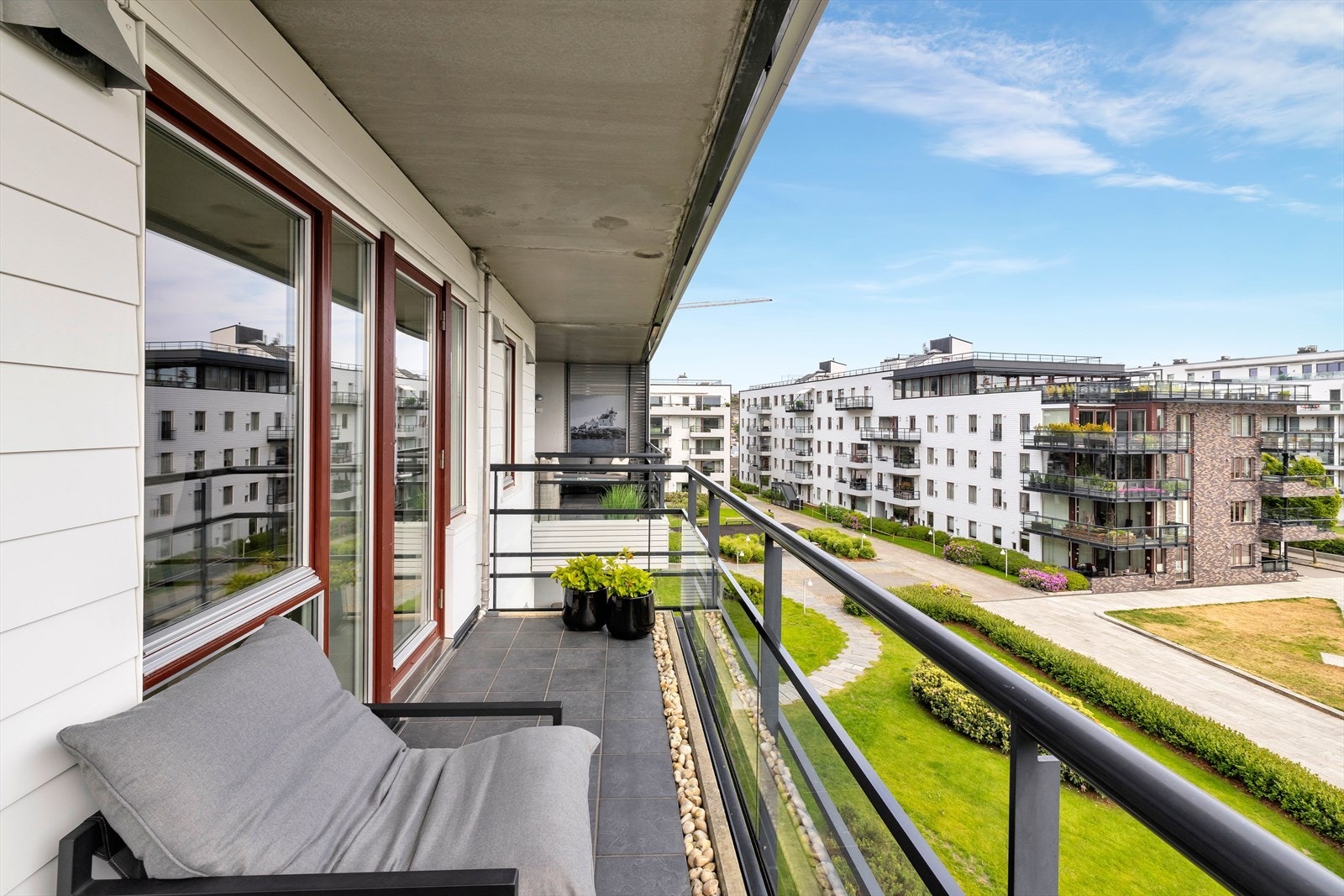 Leilighetens andre balkong Galleribilde