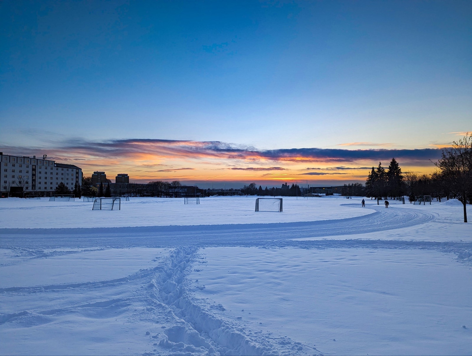 På gode vintre er det skimuligheter på Voldsløkka. (Selgers bilde) Galleribilde