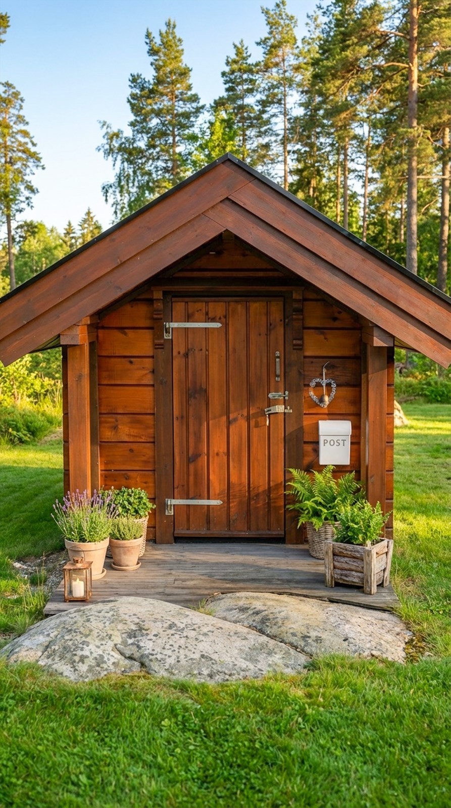 Koselig lekehytte for barna Galleribilde