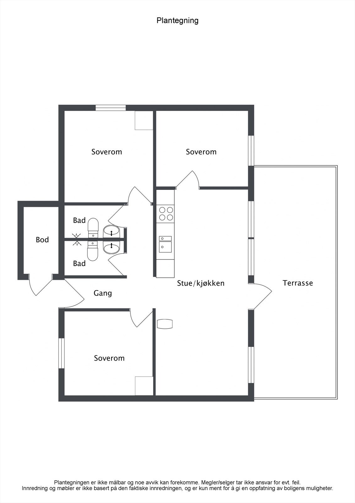 Plantegning Galleribilde