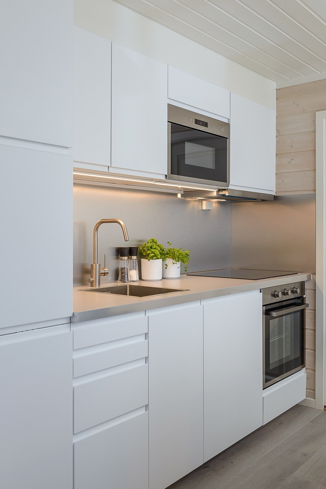 Alle hvitevarer er integrerte. Galleribilde